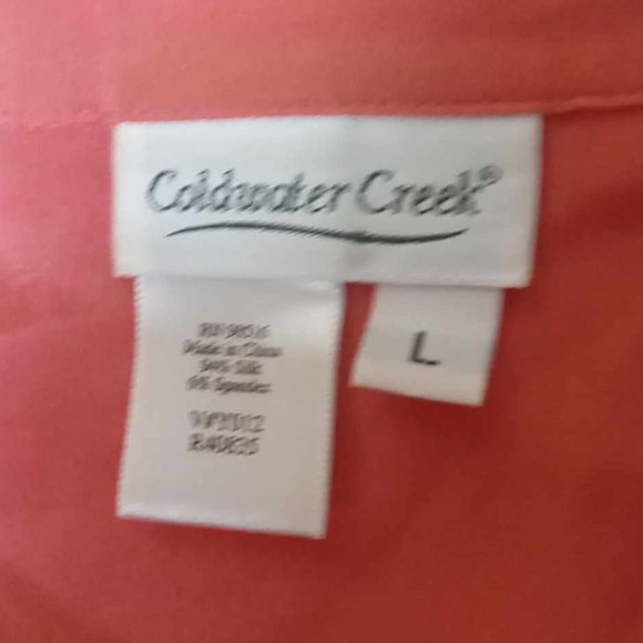 COLDWATER CREEK WOMENS TOP SIZE L - Picture 2 of 7